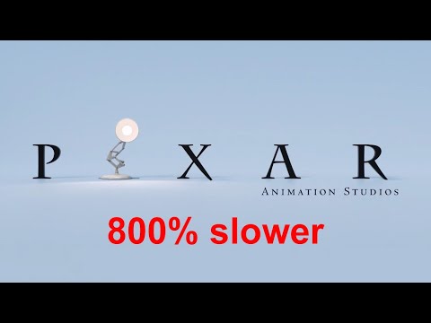 Pixar Logo - 800% slower - YouTube