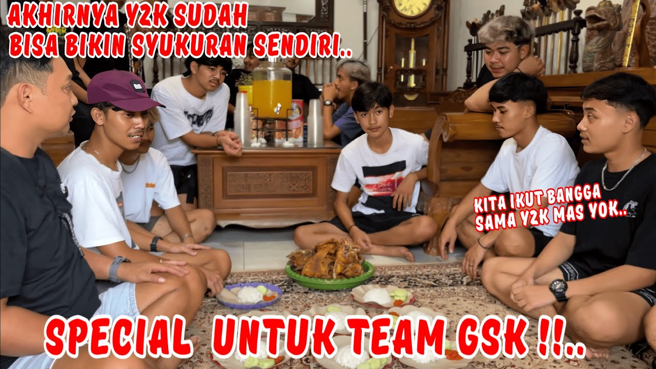 SYUKURAN TIM Y2K !! Kita masakin anak-anak gsky.