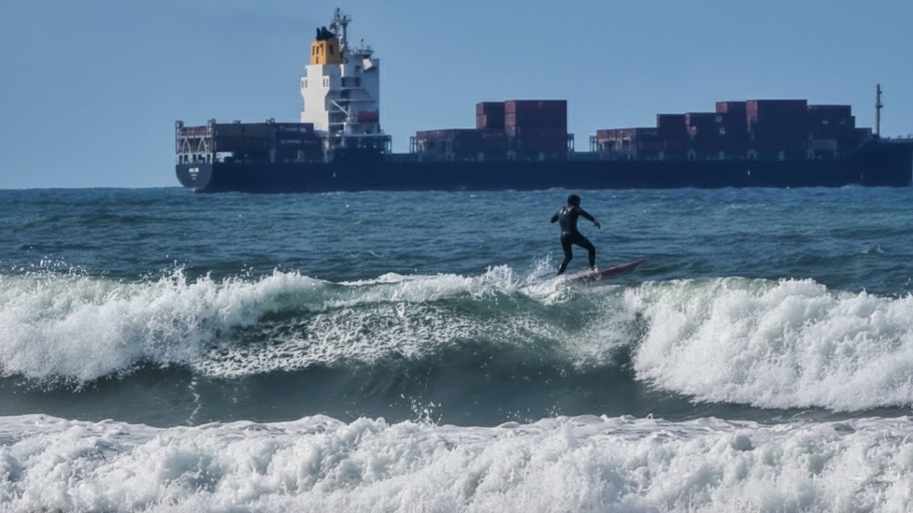 Biggest Day Of Winter 19.2.26. Home Break Surfing, Chilli 6'3 Twin Strength EN Reverse Futures. 