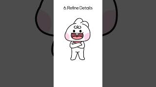 拆解埃及摇动作，做成GIF表情包 #animation #动画教程 #cute #anime