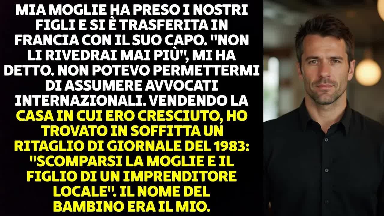 Stavo svuotando la soffitta di mia madre quando il piede è affondato in una tavola allentata. Sotto, ho trovato una busta sigillata con troppo nastro adesivo. Dentro c'era un ritaglio di giornale...