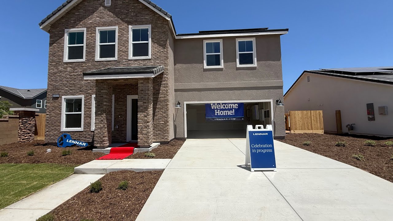 final walk for Lennar homes in Riverstone Madera California (homes for sale in madera ca)