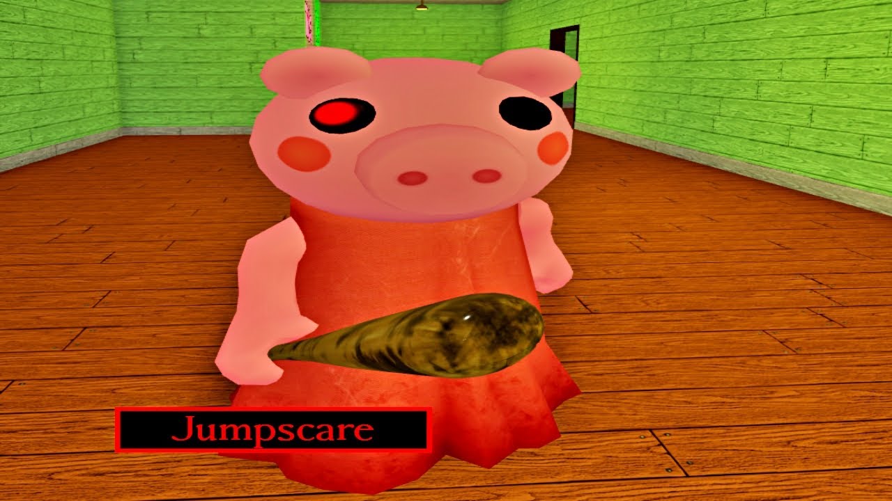 Roblox Piggy New Character Wide Piggy Jumpscare Youtube - new roblox character magdalene projectorg