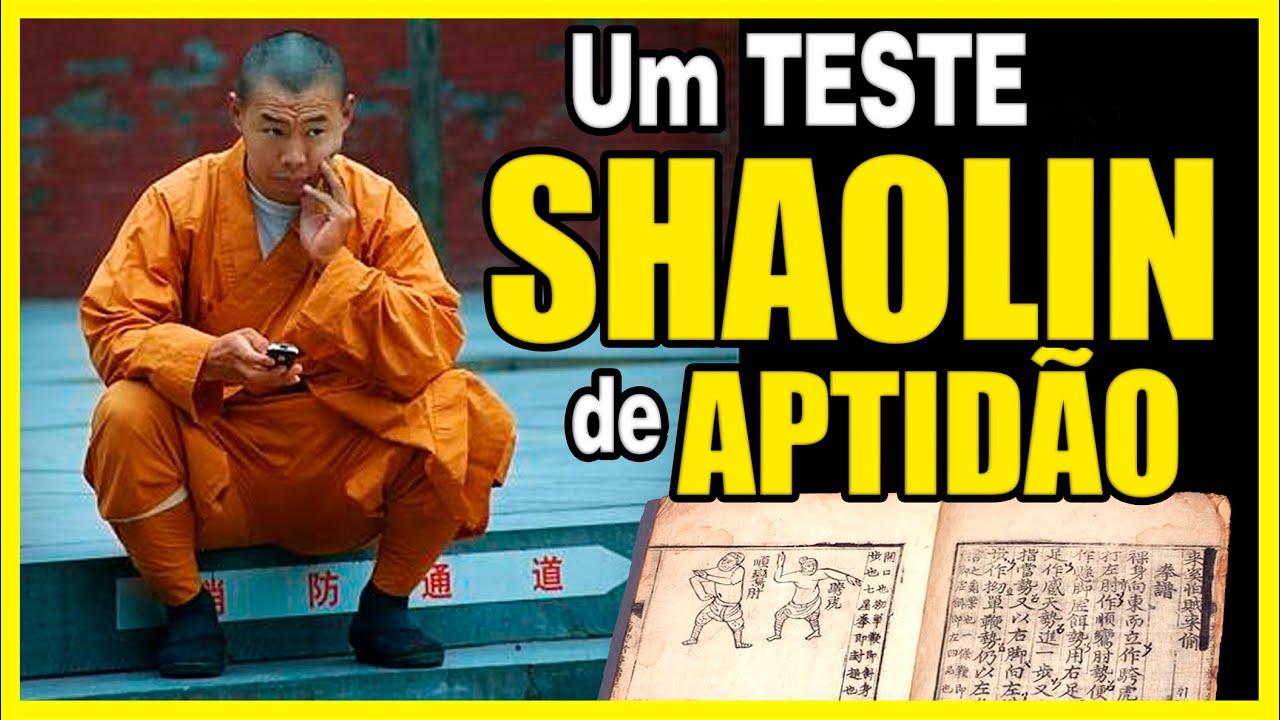 Um TESTE SHAOLIN de aptidão. Fábulas do Dharma
