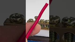 Save this tip to make your electrical wire connections always secure. #asmr #construction #diy #tips