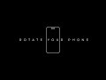 Rotate Your Phone Animation 4k 60fps