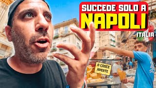 IT HAPPENS ONLY IN NAPLES 🇮🇹 2 locals take us to the hidden Napoli (+ STREET FOOD TOUR)