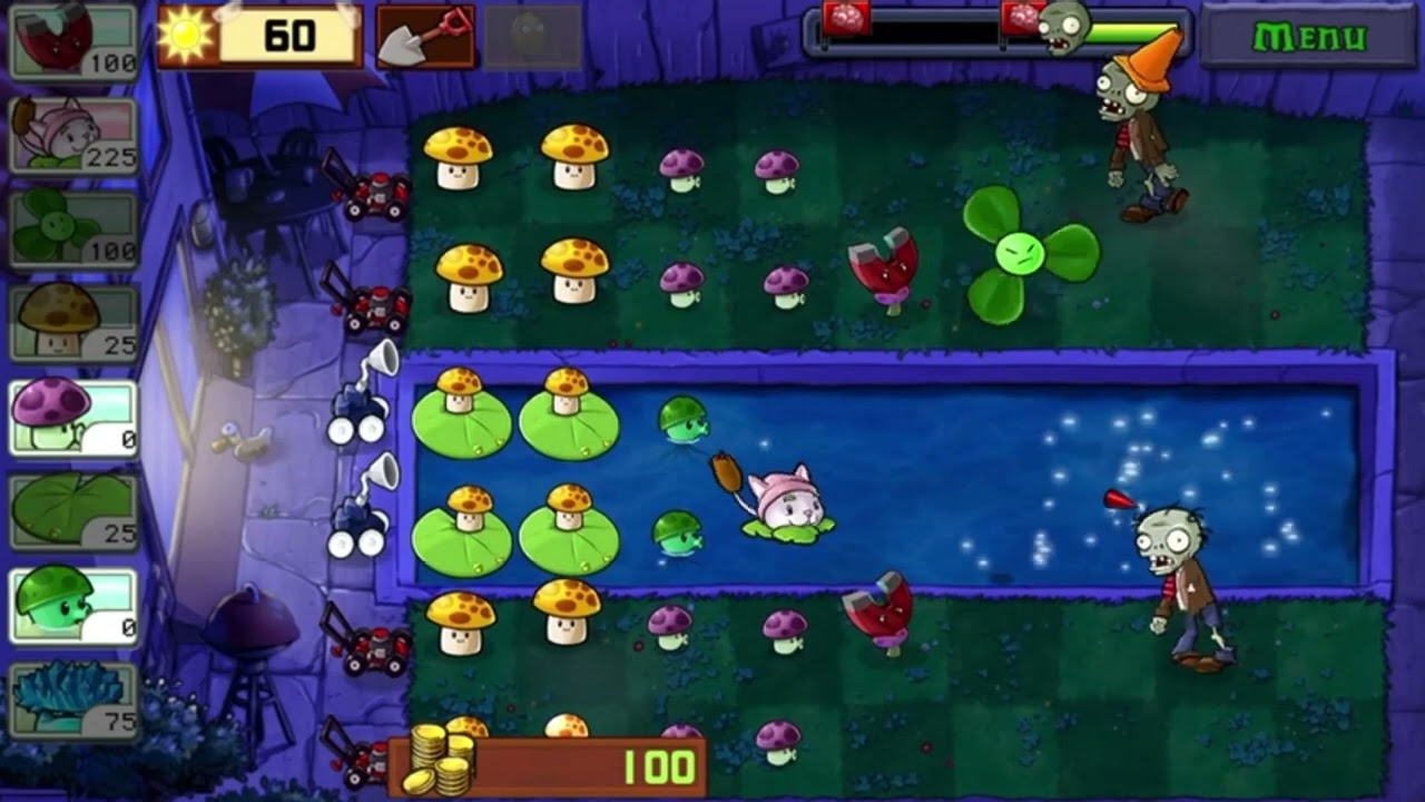 Растения против зомби 39 уровень