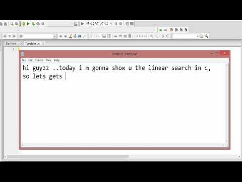 How to search an element in 1D array in C (Linear search)