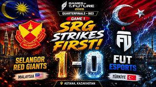 🔥SRG STRIKE FIRST! FUT Esports Couldn't Stop Selangor Red Giants | Game 1 | Games of the Future 2026 screenshot 5