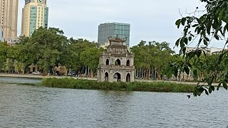 Вьетнам. Ханой. Озеро Хоанкием. Ханойская опера. Vietnam. Hanoi. Lake Hoan Kiem.