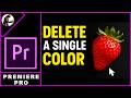 How to Delete A Single COLOR In Premiere Pro