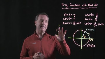 Trigonometric Functions of Real Numbers