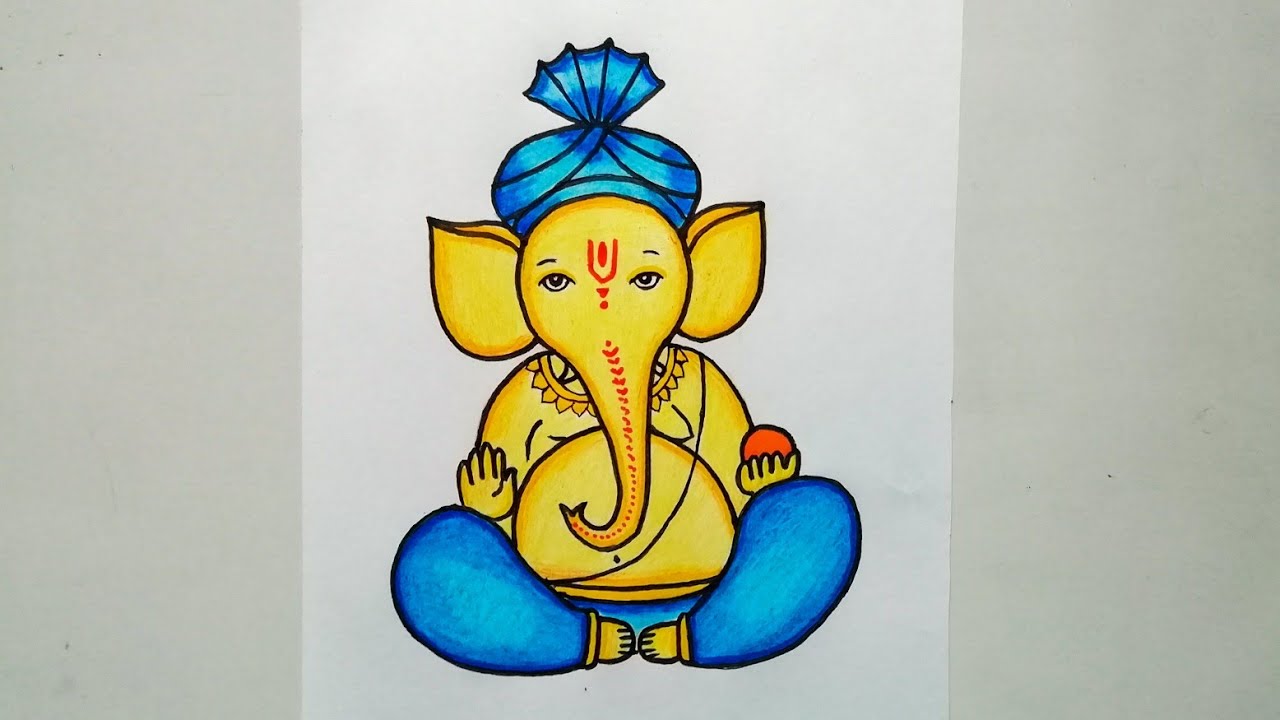 How to draw Ganesha/ easy drawing from S /Lord Ganesha drawing easy step by  step - YouTube