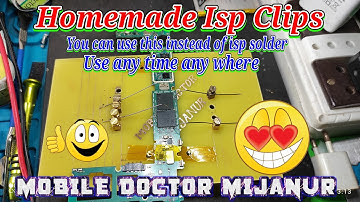 My homemade isp clips | no need to solder isp😎