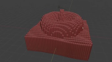 Hexagon Grid with Sine Waves created with Blender