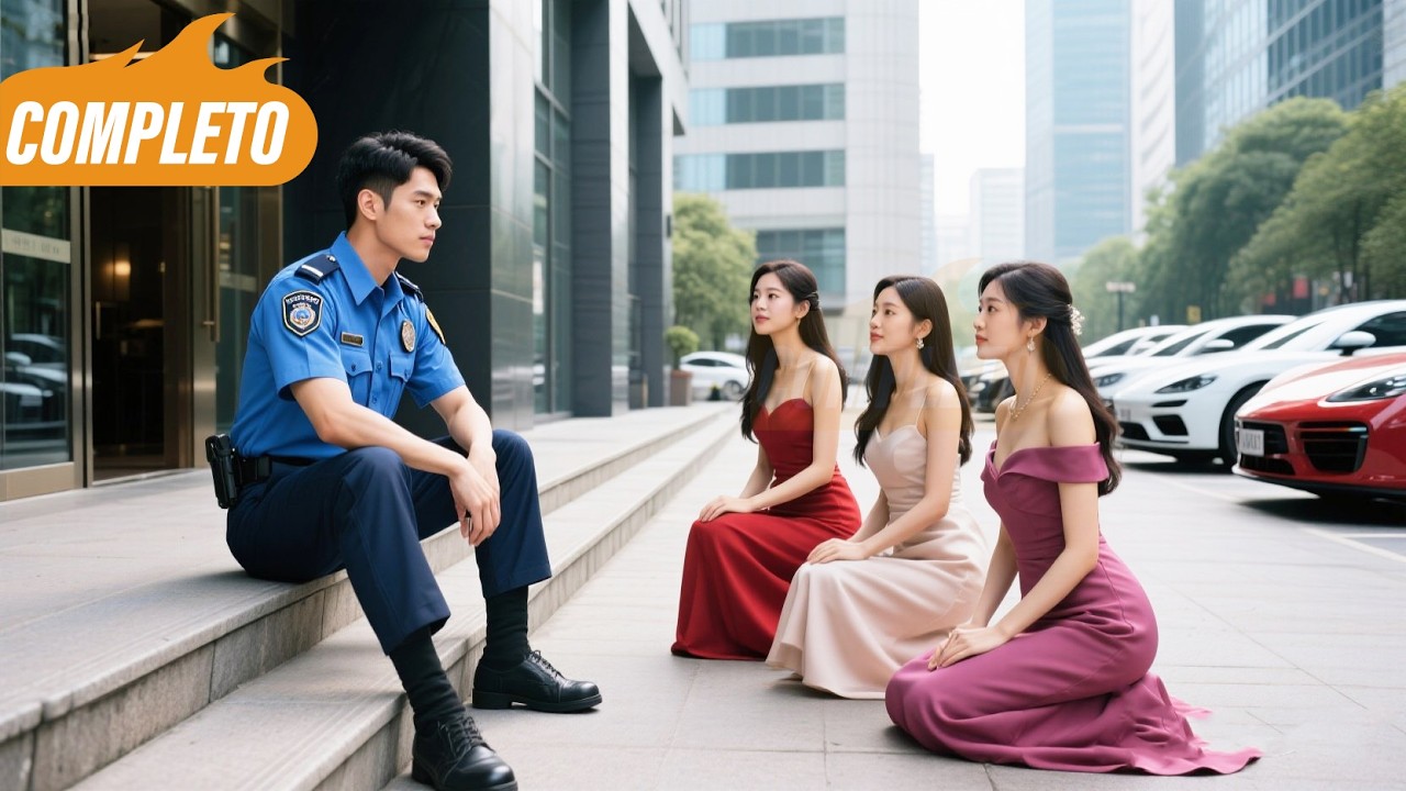 ¡Pobre vigilante vence a 10 matones, salva hijas del magnate…y estas se disputan por casarse con él!