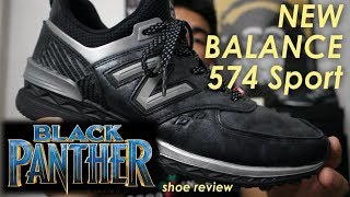 new balance 574 black panther