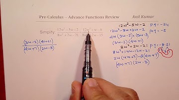 How to Divide Rational Expressions Factor write restrictions MCR3U