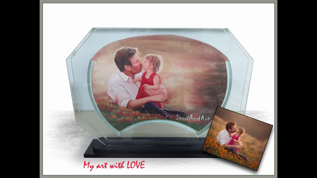 My Art With Love .. Learn how to do sand art