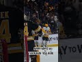 Avery Hayes scores the WBS Penguins Teddy Bear Toss goal against the Providence Bruins