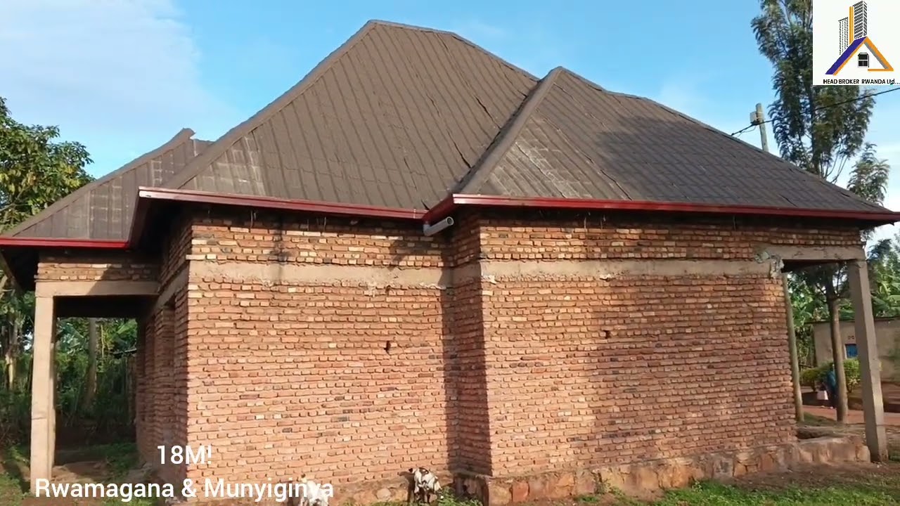 RWAMAGANA UHABONYE INZU YAMACYE 18M!! YUBAKISHIJWE AMATAFARI AHIYE HOSE PE, MUNYIGINYA 