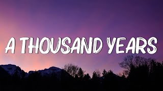 A Thousand Years - Christina Perri (Lyrics) || Adele, Keane (Mix Lyrics)