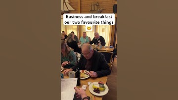 Business and breakfast our two favourite things 😋 #networking #businesstips #businessowner