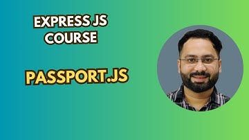 #20 Authentication in Express.js using Passport.js