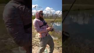 CATCHING BIG FISH On a PIG EAR As BAIT! #Shorts