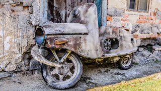 Restoration Abandoned 1956s Scooter - Restore Engine and Motorcycle