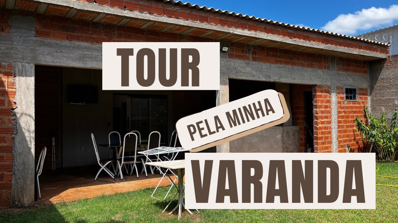 TOUR PELA MINHA VARANDA | REALIZANDO UM SONHO COM MINHA RENDA EXTRA 🏡✨