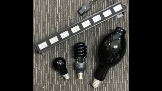 Incandescent vs fluorescent vs mercury vapour vs LED blacklights