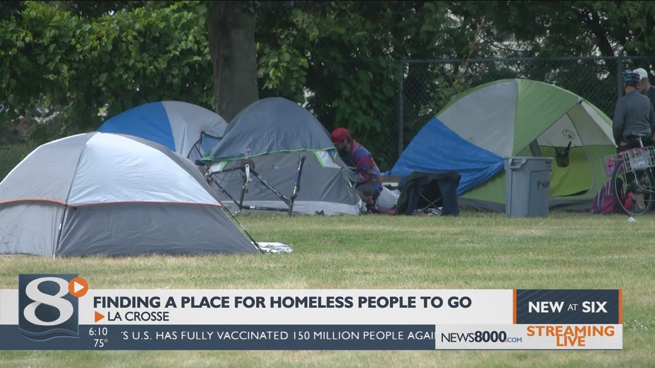La Crosse’s Houska Park temporary location for homeless population under city’s watch YouTube