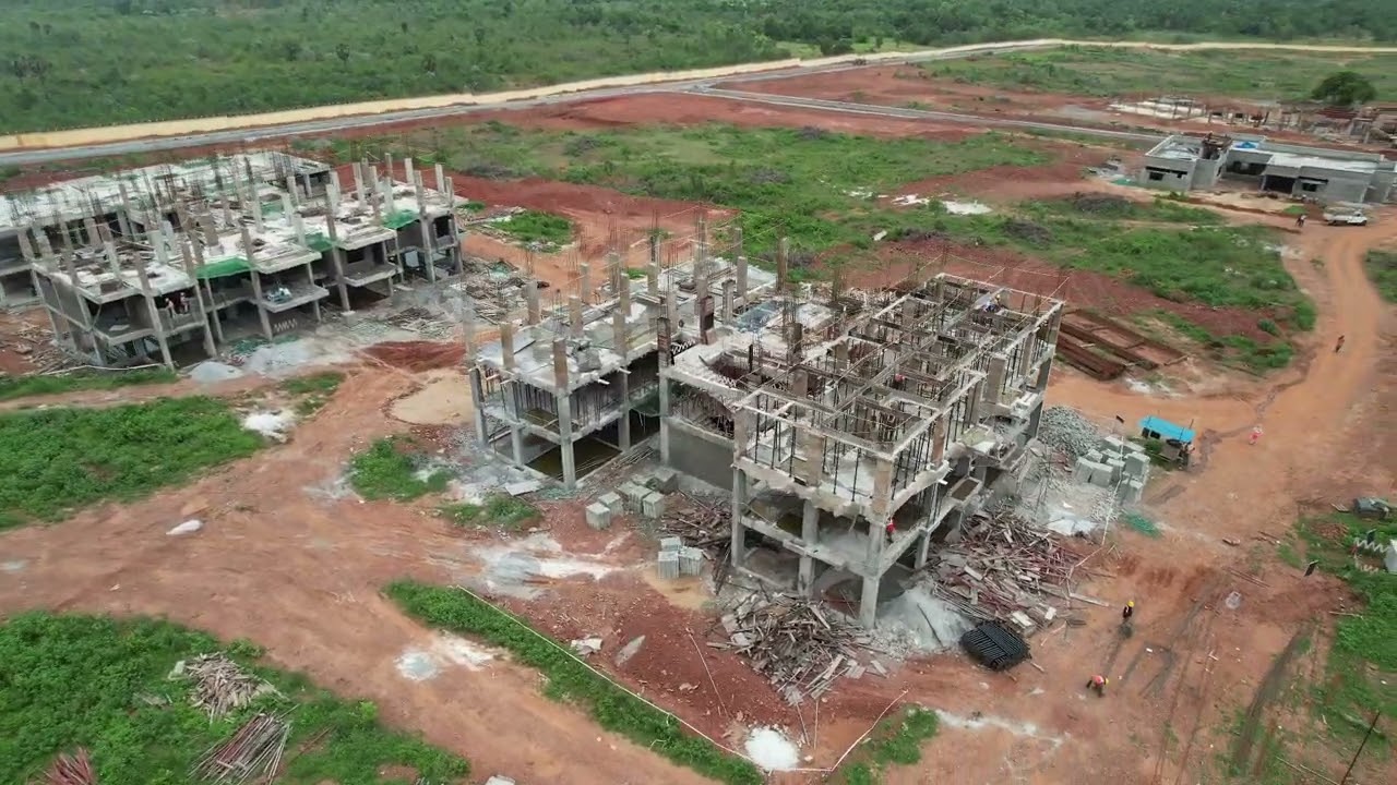 Close Arial View of Buildings - 02-07-2024