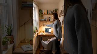 I Made a Cozy Work From Home Setup | Small Room Makeover #workfromhome #roommakeover
