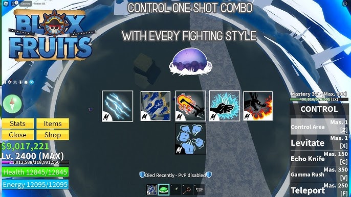 Control With Every Fighting Styles Combos