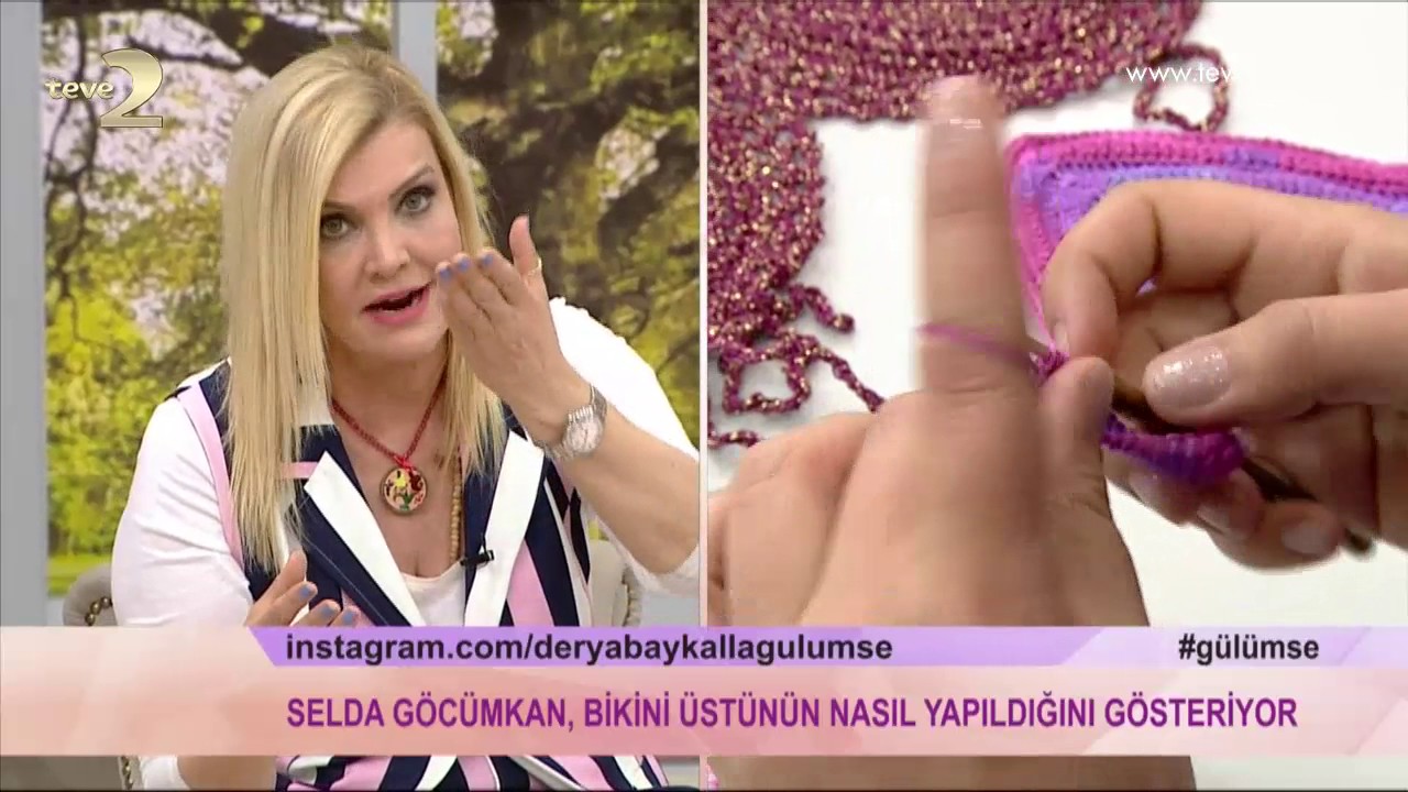Derya Baykal'la Gülümse: Örme Bikini Üstü Yapımı