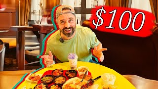 $100 FOOD CHALLENGE!! | Filipino food restaurant BFF TURON review