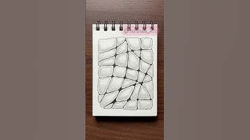 Day 52 - Easy Doodle Art Tutorial #doodle #doodleart #easy #drawing #art #zentangle #zen
