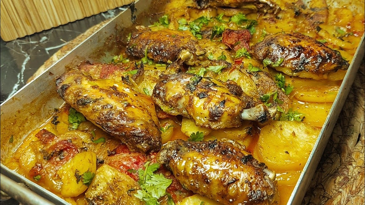 سر بنة بطاطا كوشة على طريقة المطاعم وأكبر الفنادق 🔥بأجنحة الدجاج بتتبيلة خطيرةومعسلة ومجمرة 👌