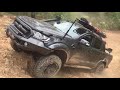 Twin Locked Hilux &amp; Rear Locked Ford Ranger | MOMENTUM VS CRAWL | Hill Climb challenge