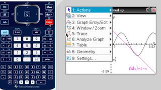 TI-Nspire CX: Solving Trigonometric Equations Graphically
