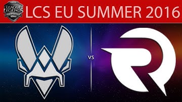 Vitality vs Origen - EU LCS Summer 2016 Game 2