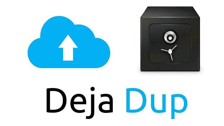 Linux backup : deja-dup