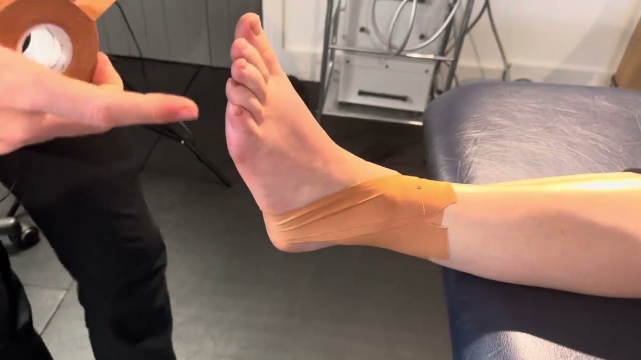 Heel Lock Tutorial Ankle Taping Heel Lock How To Wrap An Ankle
