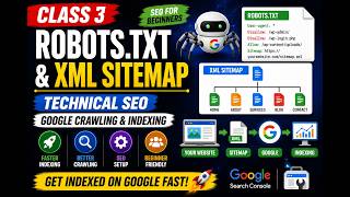 Robots.txt & XML Sitemap Tutorial | Technical SEO for Beginners | Class 3