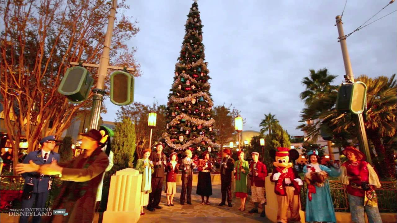 Buena Vista Street RingAlong SingAlong Christmas Tree Lighting