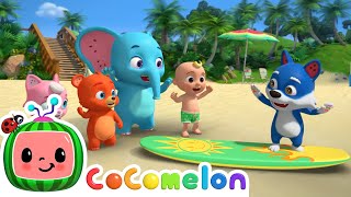 Playing At The Beach With Animals! | Fun Learning Games | Cocomelon Nursery Rhymes & Kids Songs