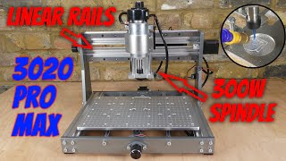 Sainsmart Genmitsu 3020 Pro Max - 300W Spindle & Linear Rails - Build, Test & Review screenshot 2